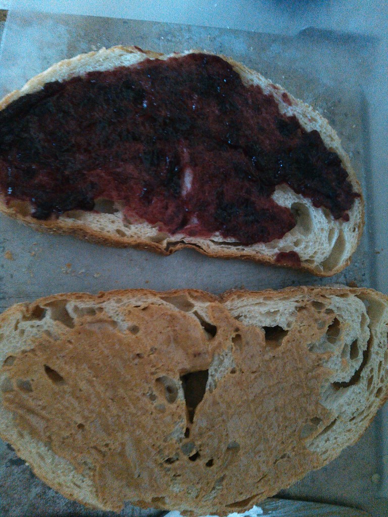 PB&J photo for an English vocabulary blog post.